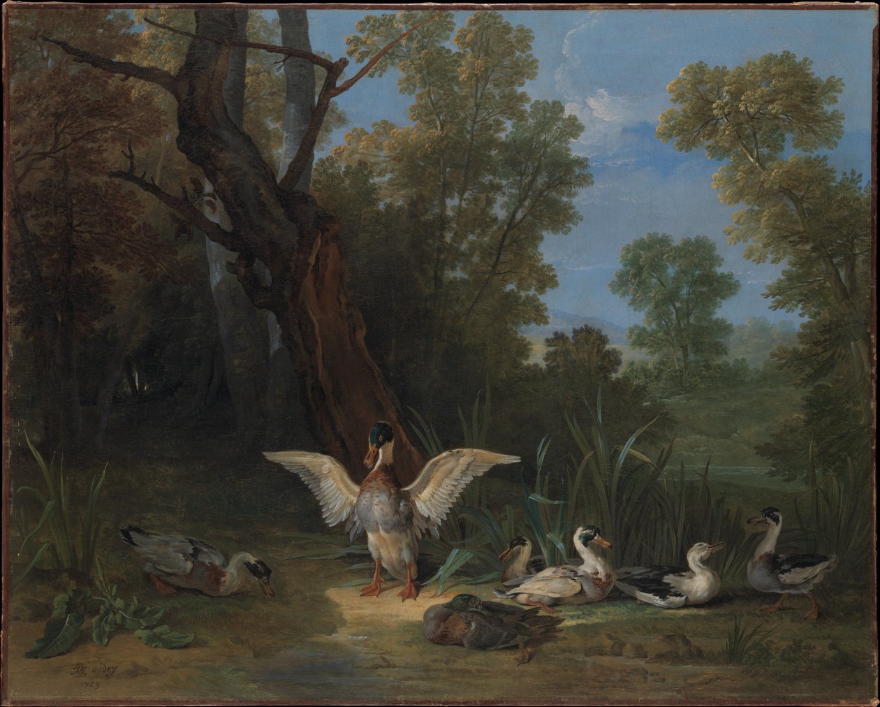 Napon pihenő kacsák alkotó: Jean-Baptiste Oudry