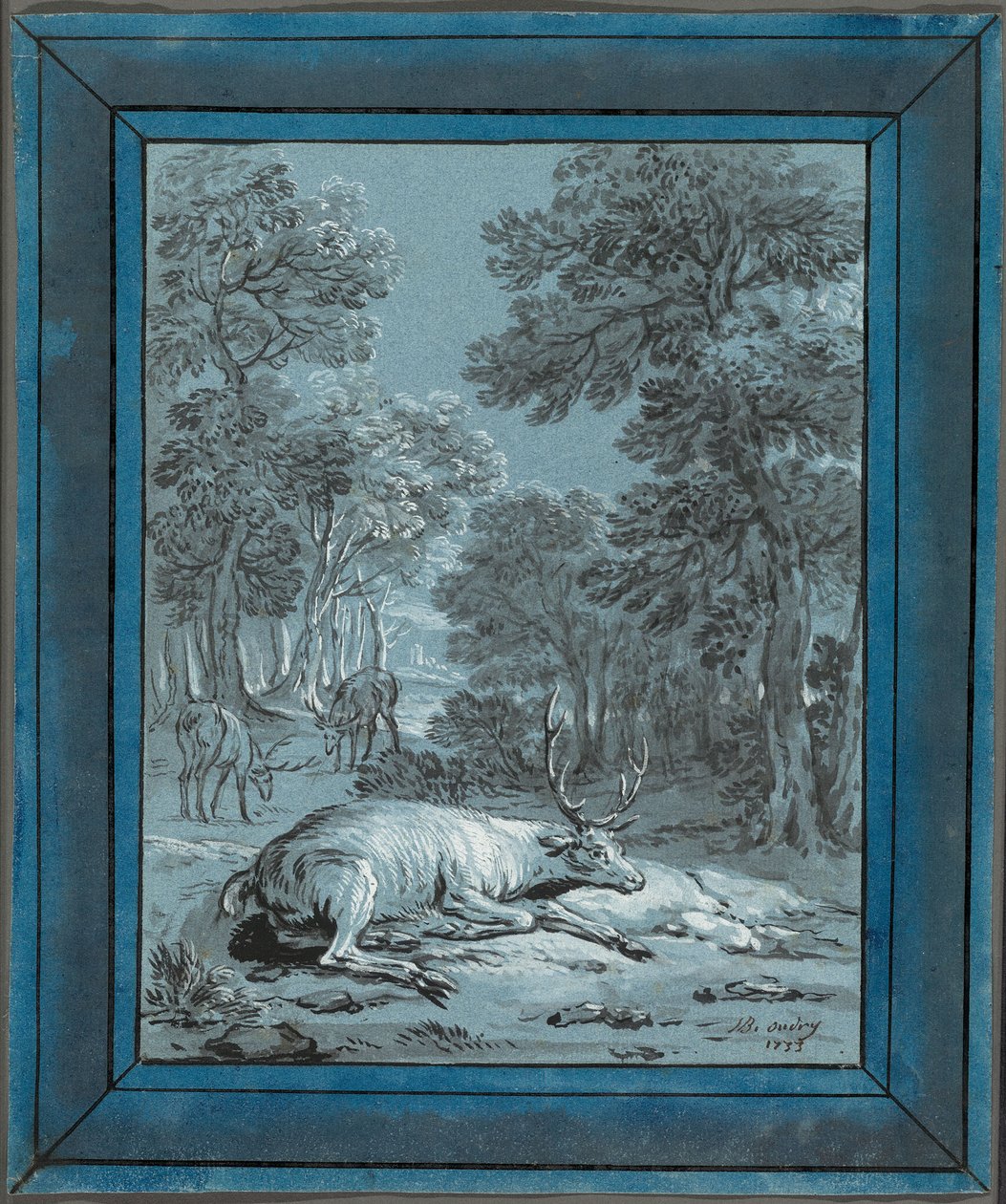 A beteg szarvas alkotó: Jean-Baptiste Oudry