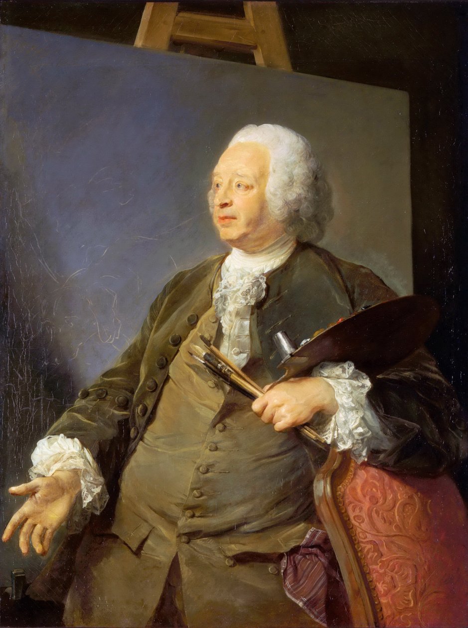 Jean-Baptiste Oudry portréja alkotó: Jean Baptiste Perronneau