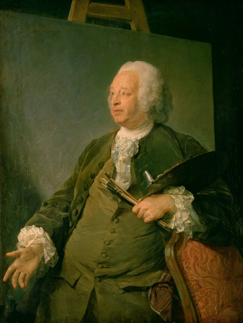 Jean-Baptiste Oudry portréja, 1753 körül (olaj, vászon) alkotó: Jean Baptiste Perronneau