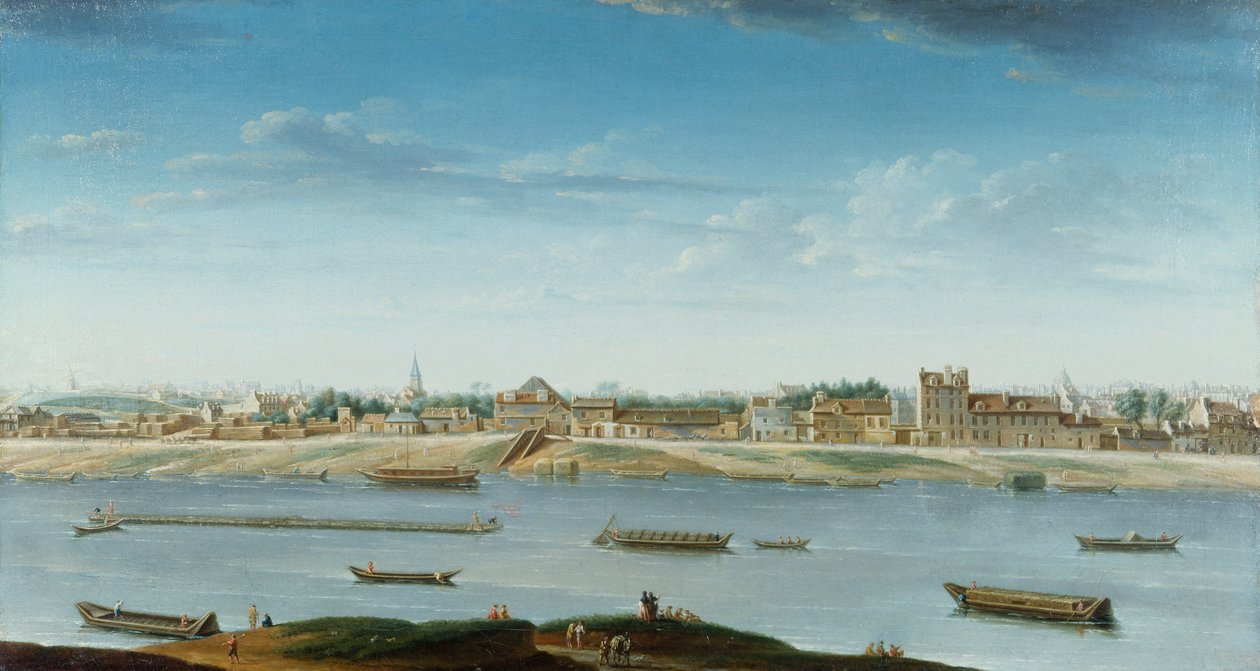 Port Saint-Bernard az Arzenálból nézve alkotó: Jean Baptiste Raguenet