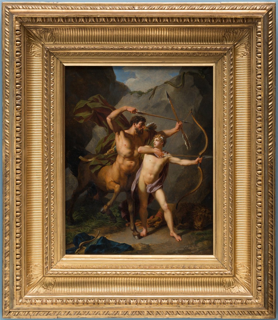 Akhilleusz nevelése alkotó: Jean-Baptiste Regnault