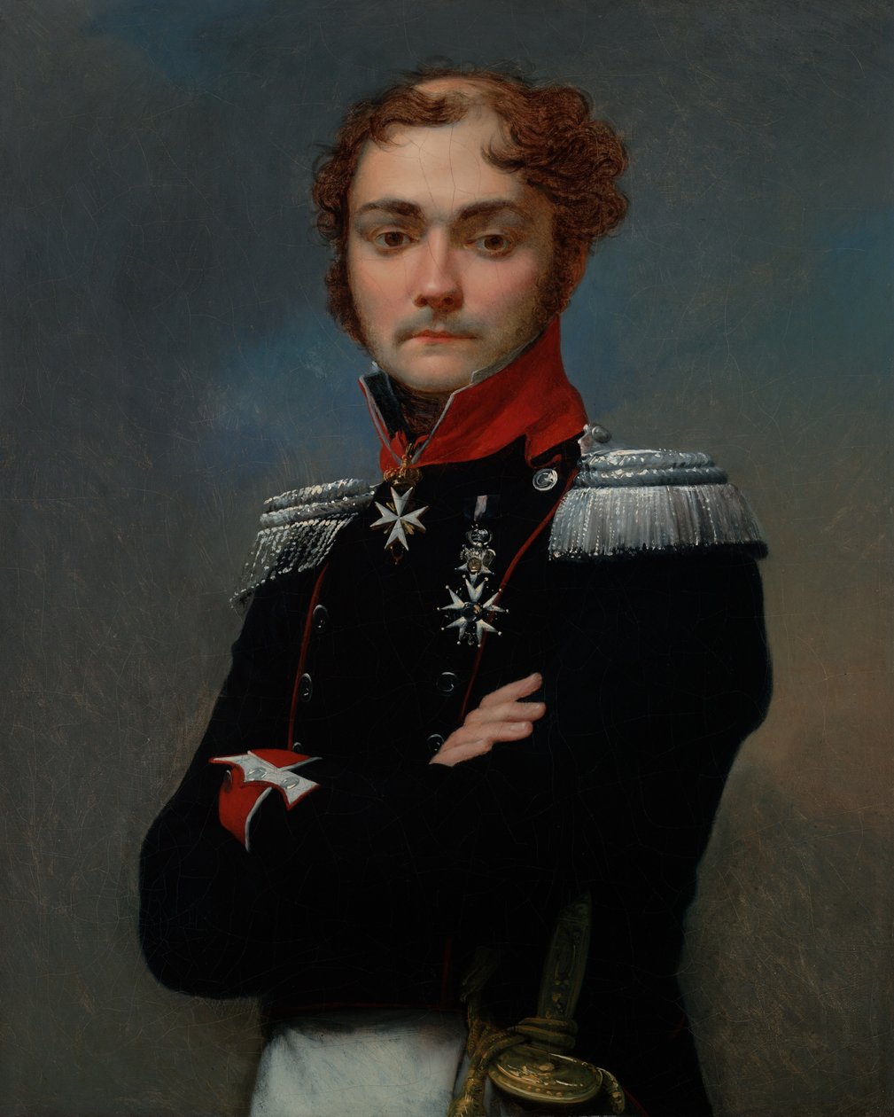 Charles-Louis Regnault, a napóleoni háborúk tisztjének portréja alkotó: Jean-Baptiste Regnault