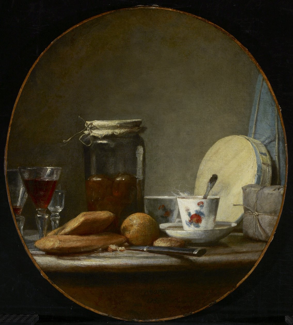 Sárgabarack üveg alkotó: Jean Baptiste Simeon Chardin