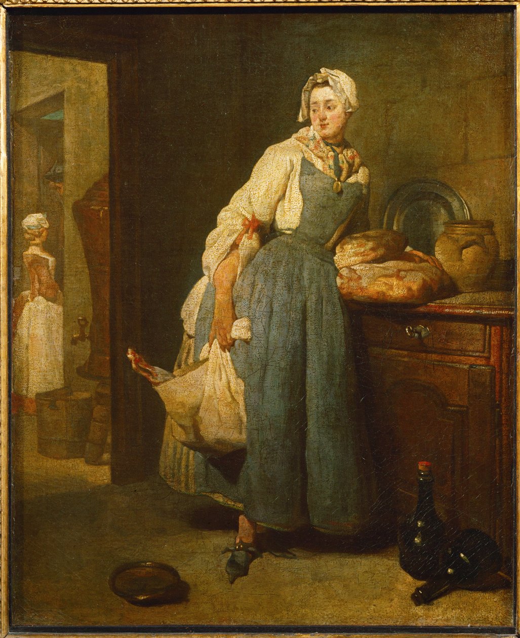 La Pourvoyeuse - a pincérnő ... alkotó: Jean Baptiste Simeon Chardin