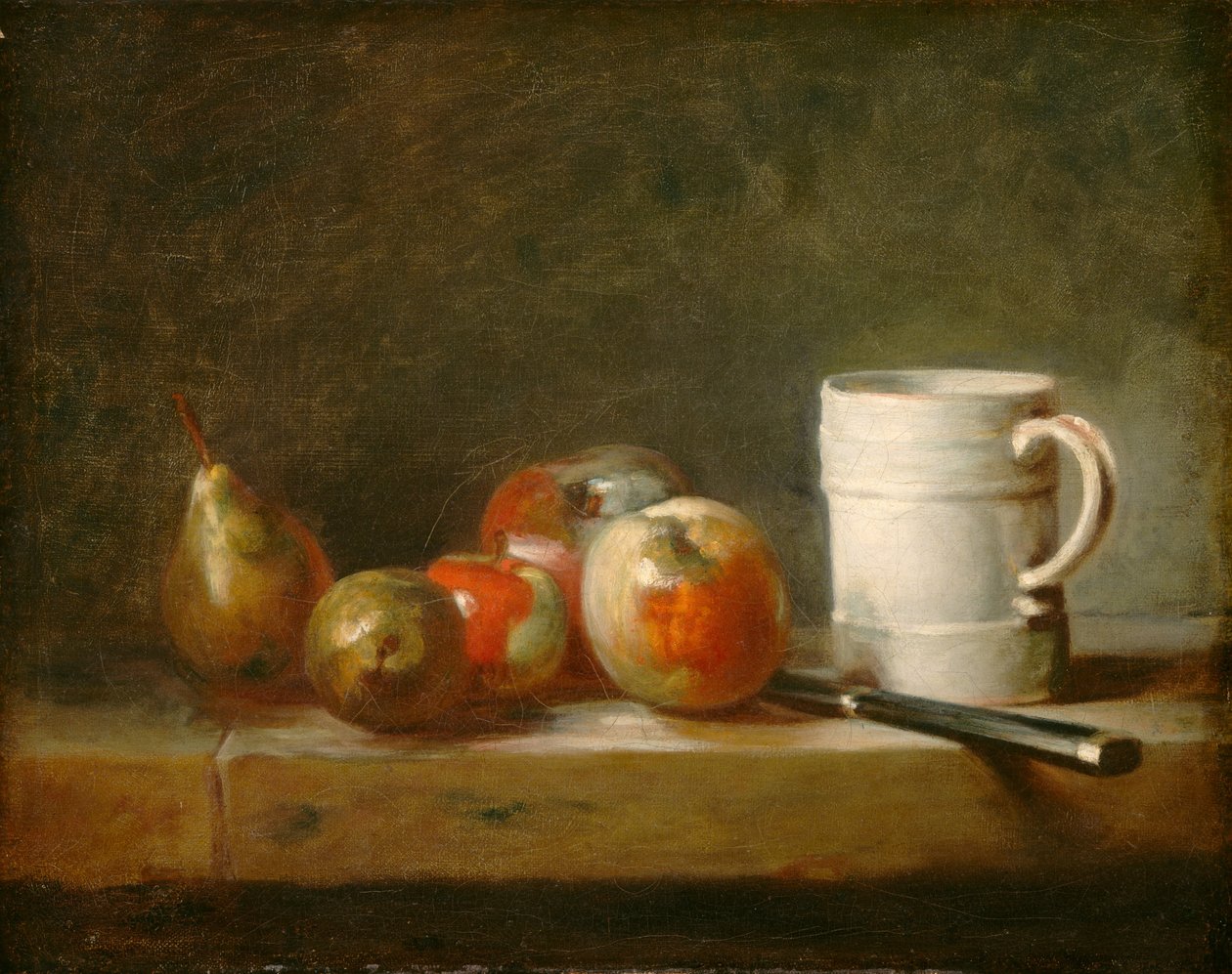 Csendélet fehér bögrével, c. 1764 (olaj, vászon) alkotó: Jean Baptiste Simeon Chardin