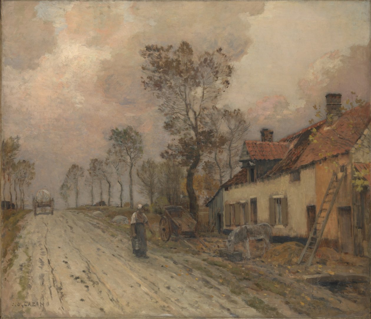 A Route Nationale Samerben alkotó: Jean Charles Cazin