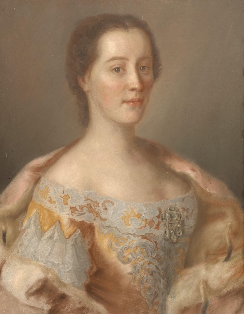 Mária Anna osztrák főhercegnő portréja alkotó: Jean Etienne Liotard