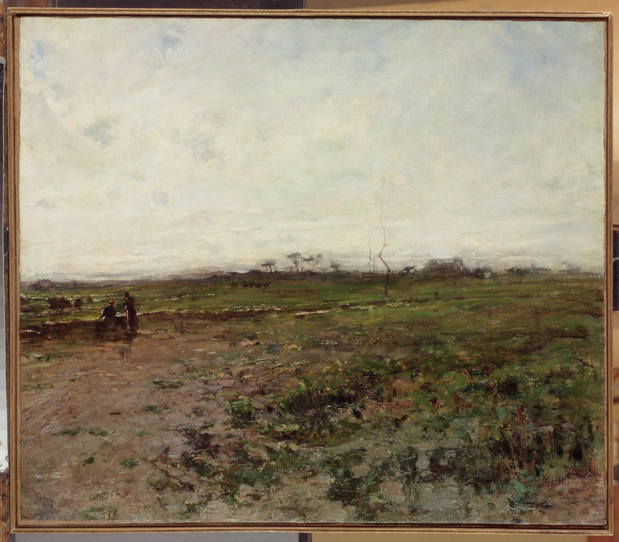Táj parasztasszonnyal, 1870-es évek eleje alkotó: Jean Francois Millet