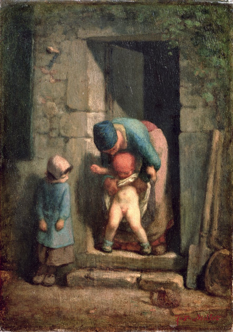 Anyagondozás, 1855-57 alkotó: Jean Francois Millet