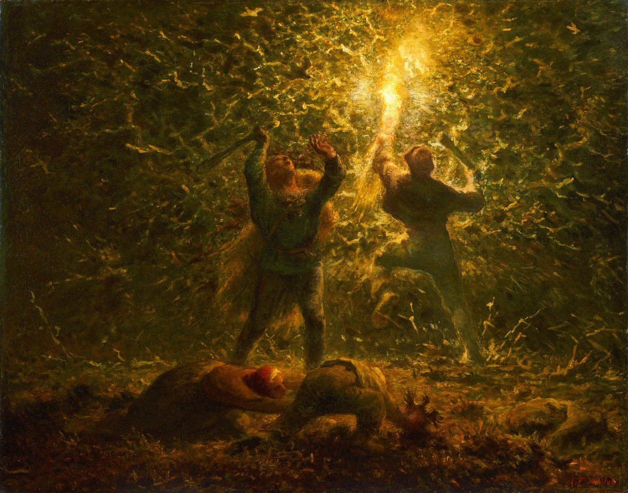 Madárfészek-keresők alkotó: Jean-Francois Millet