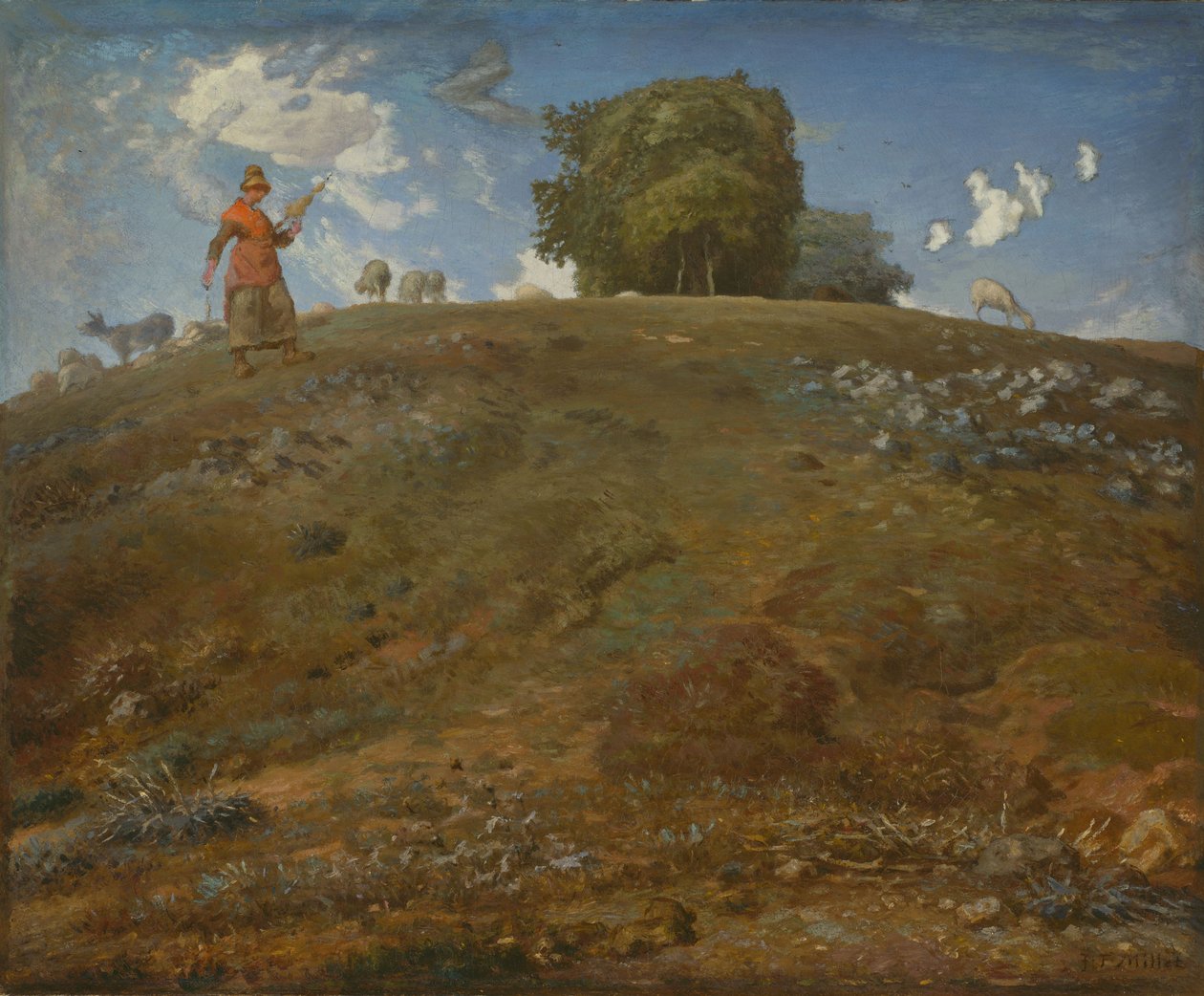 Auvergne-ban alkotó: Jean-Francois Millet