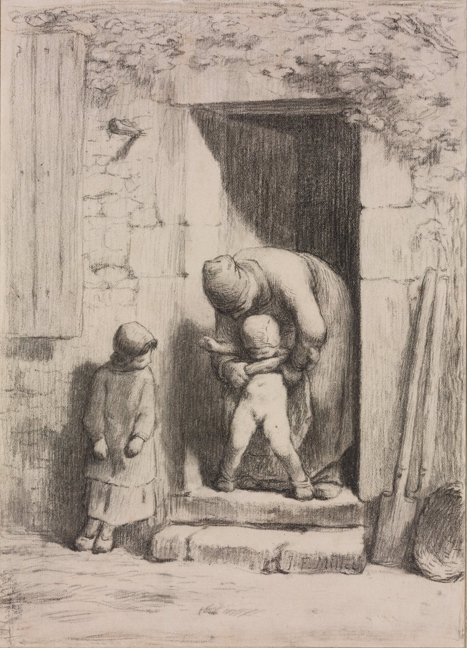 Anyai szeretet alkotó: Jean-Francois Millet
