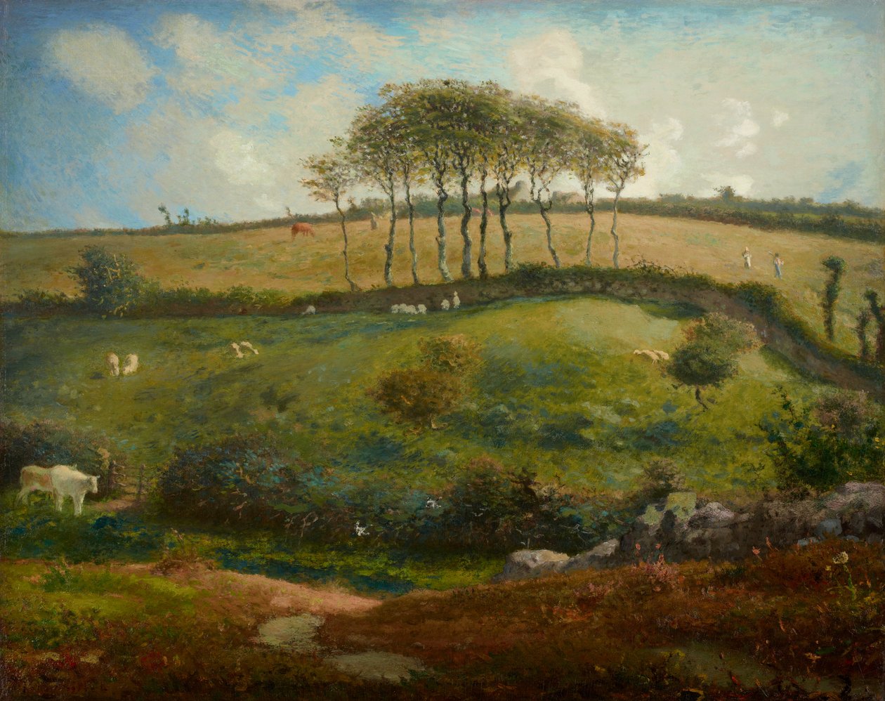 Legelő Cherbourg közelében (Normandia) alkotó: Jean-Francois Millet