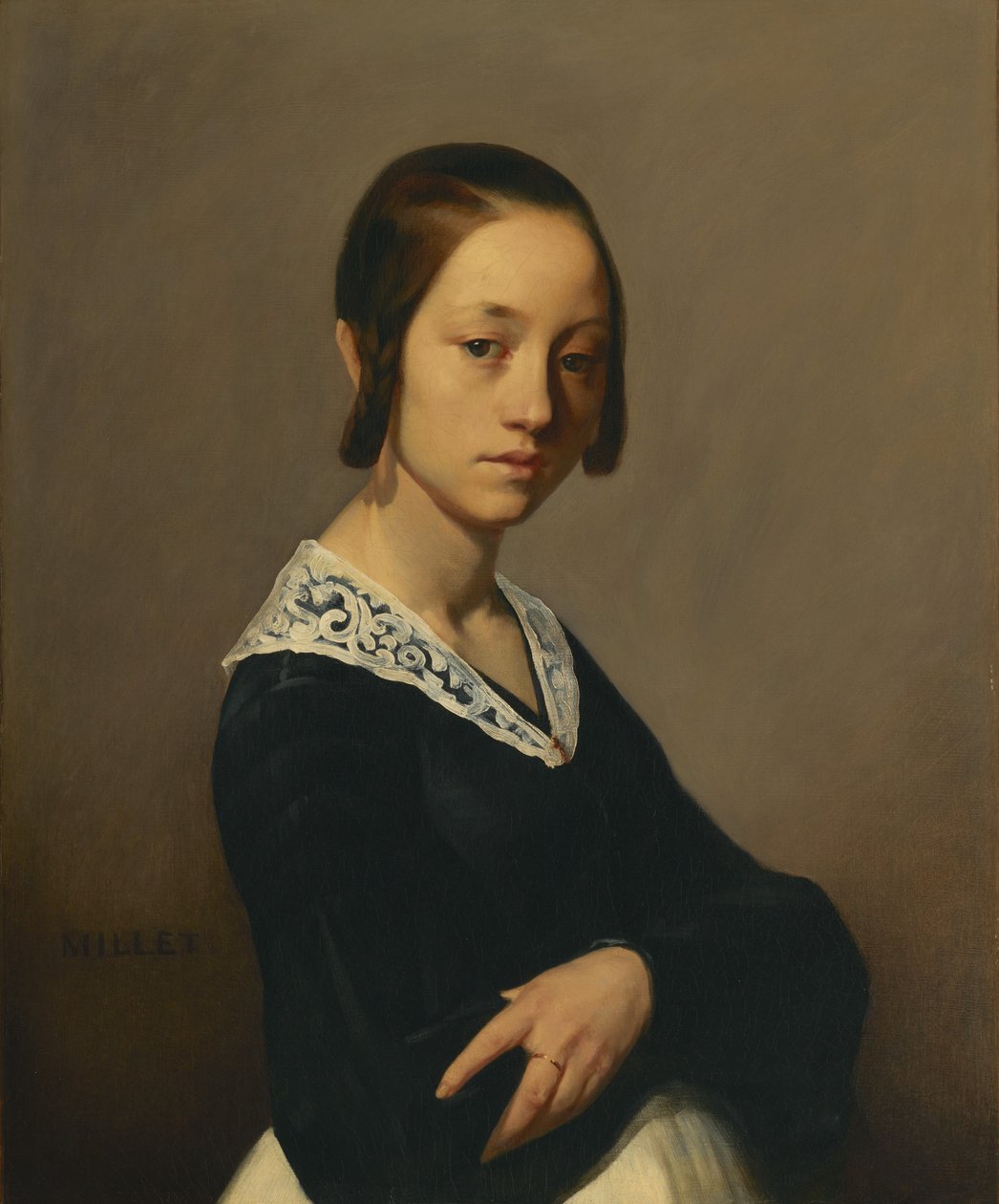 Louise-Antoinette Feuardent portréja alkotó: Jean-Francois Millet