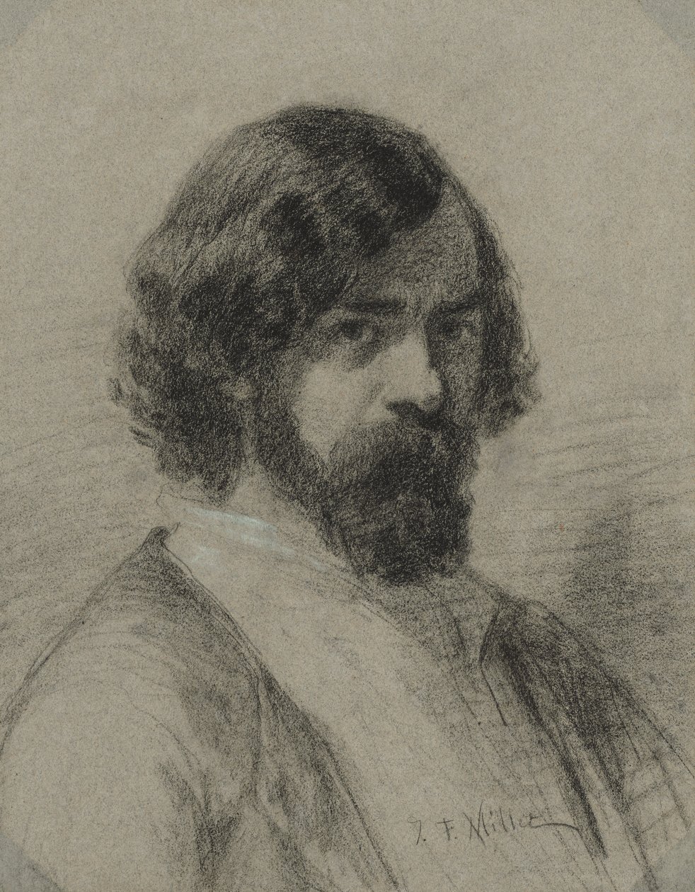 Narcissus Virgil Diaz de la Peña portréja alkotó: Jean-Francois Millet