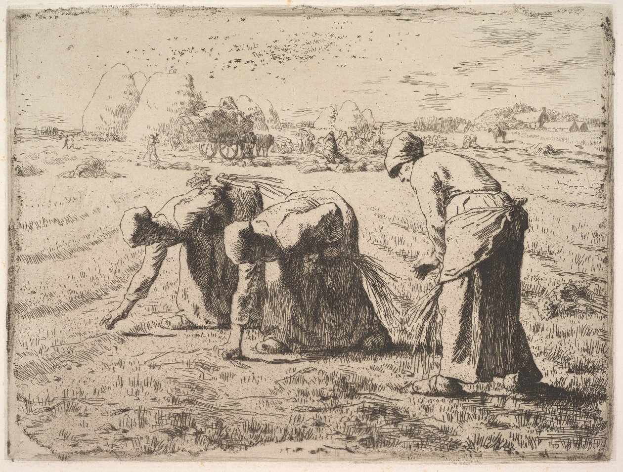 A szedők alkotó: Jean-Francois Millet