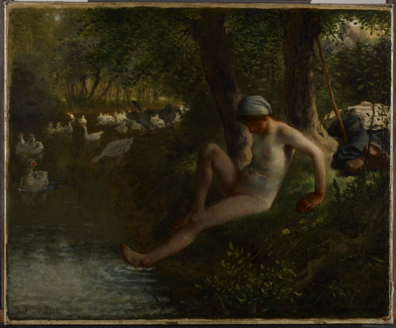 A libapásztorlány alkotó: Jean-Francois Millet