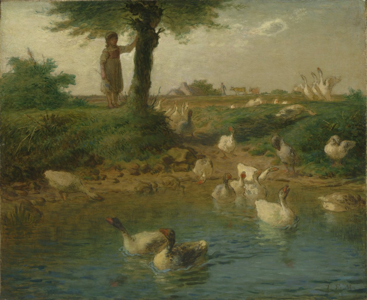 A libapásztorlány alkotó: Jean-Francois Millet