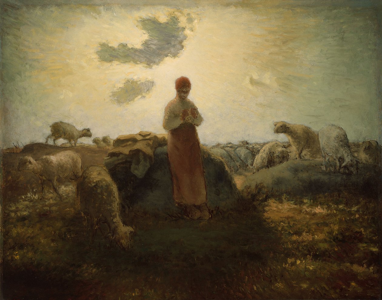 A csorda őrzője alkotó: Jean-Francois Millet