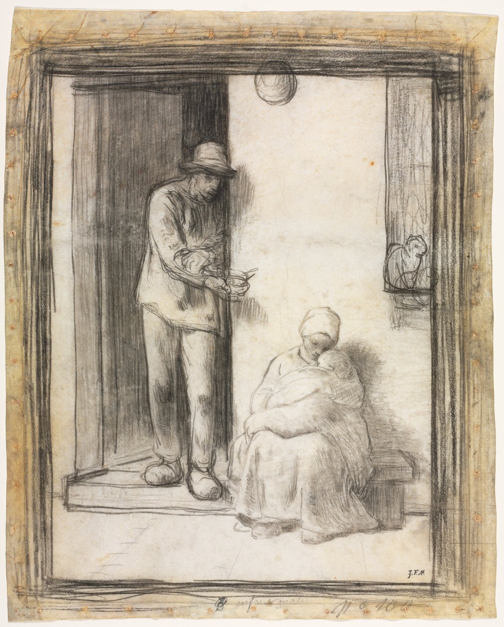 A beteg gyermek alkotó: Jean-Francois Millet