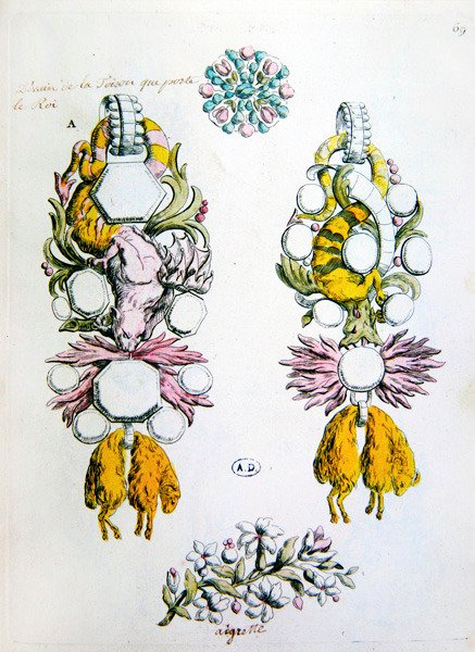 Tervek brosshoz, aigrette-hez és az Aranygyapjú lovagi rendjéhez (Toison d
