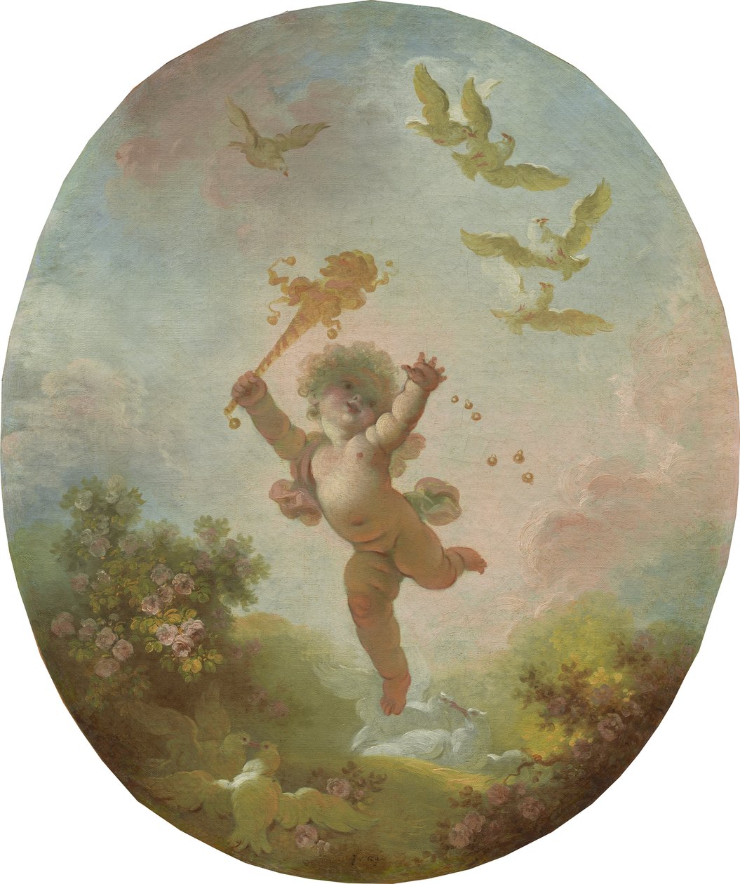 Szerelem bolondságként, 1773-76 körül alkotó: Jean Honore Fragonard