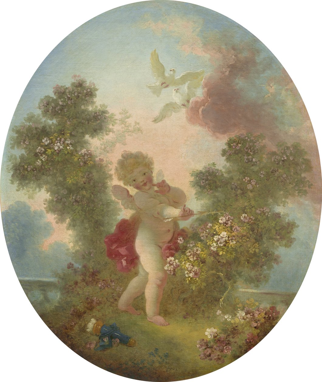 Love the Sentinel, 1773-76 körül alkotó: Jean Honore Fragonard