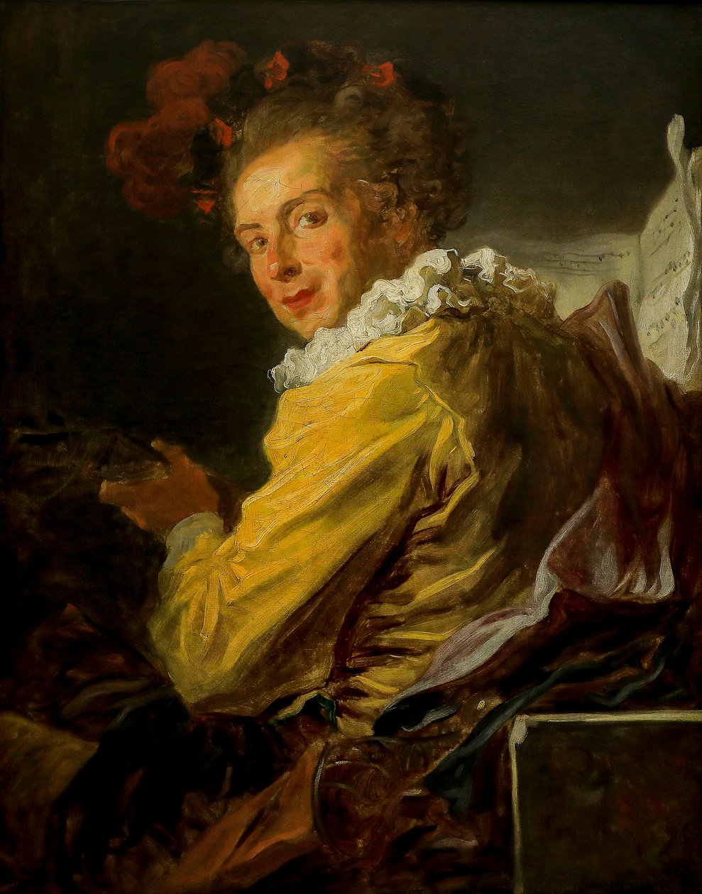 Fantázia figura. Monsieyr de La Bretèche portréja alkotó: Jean Honore Fragonard