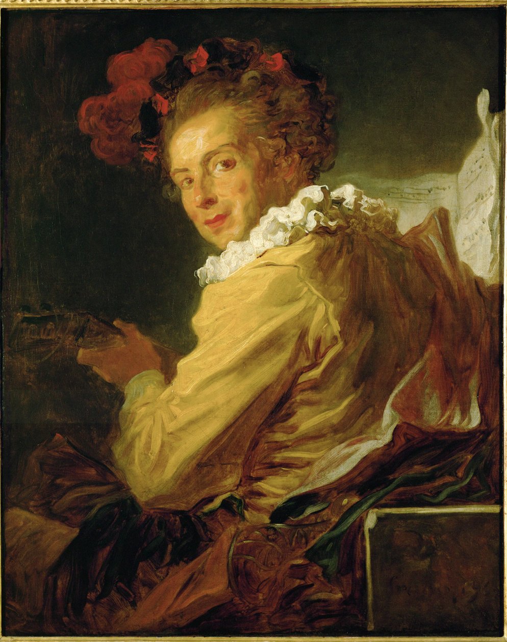 Zene - Monsieur de la Breteche portréja ... alkotó: Jean-Honore Fragonard