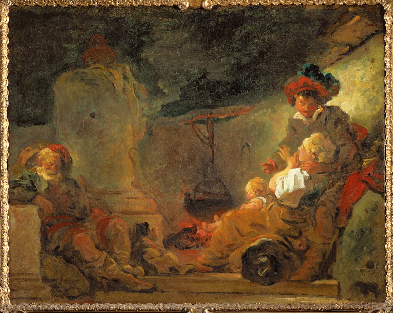 A koldus álma ... alkotó: Jean Honore Fragonard
