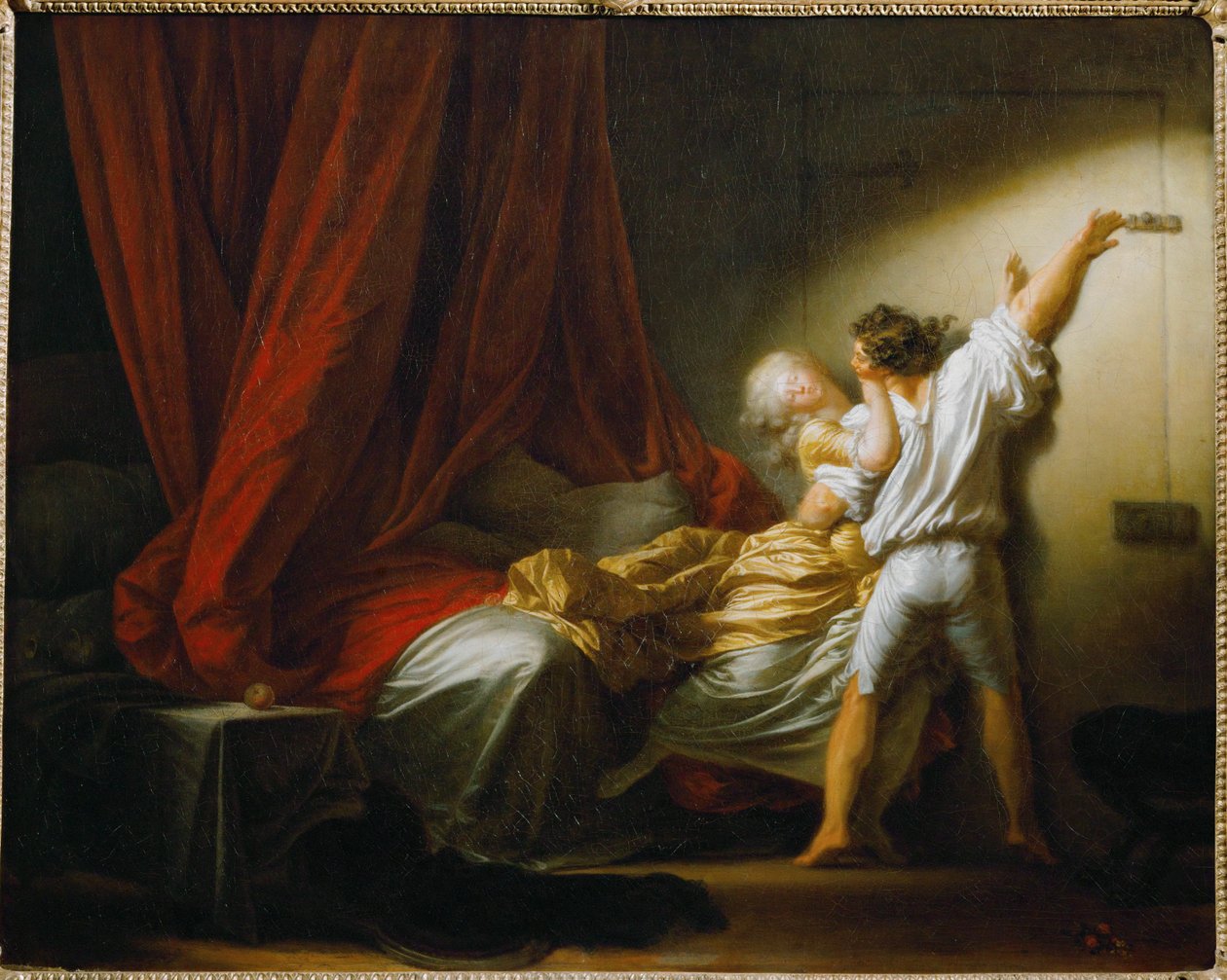 Le verrou - The Bolt 1777 körüli ... alkotó: Jean Honore Fragonard
