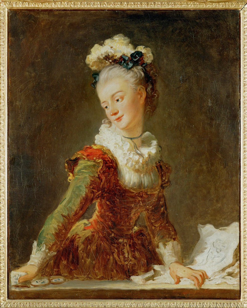 Marie-Madeleine Guimard, a Párizsi Opera prímabalerinája ... alkotó: Jean Honore Fragonard