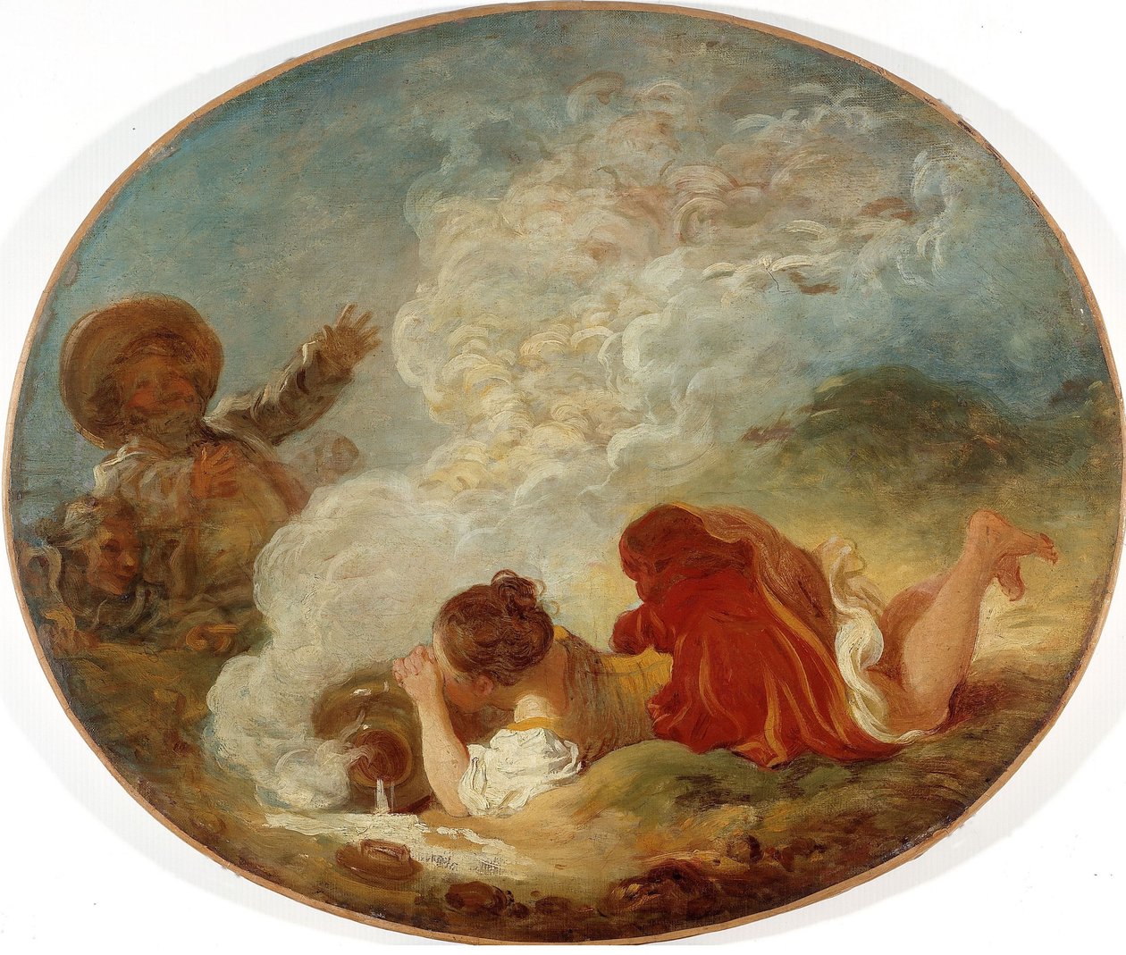 Perrette und der Milchtopf alkotó: Jean-Honore Fragonard