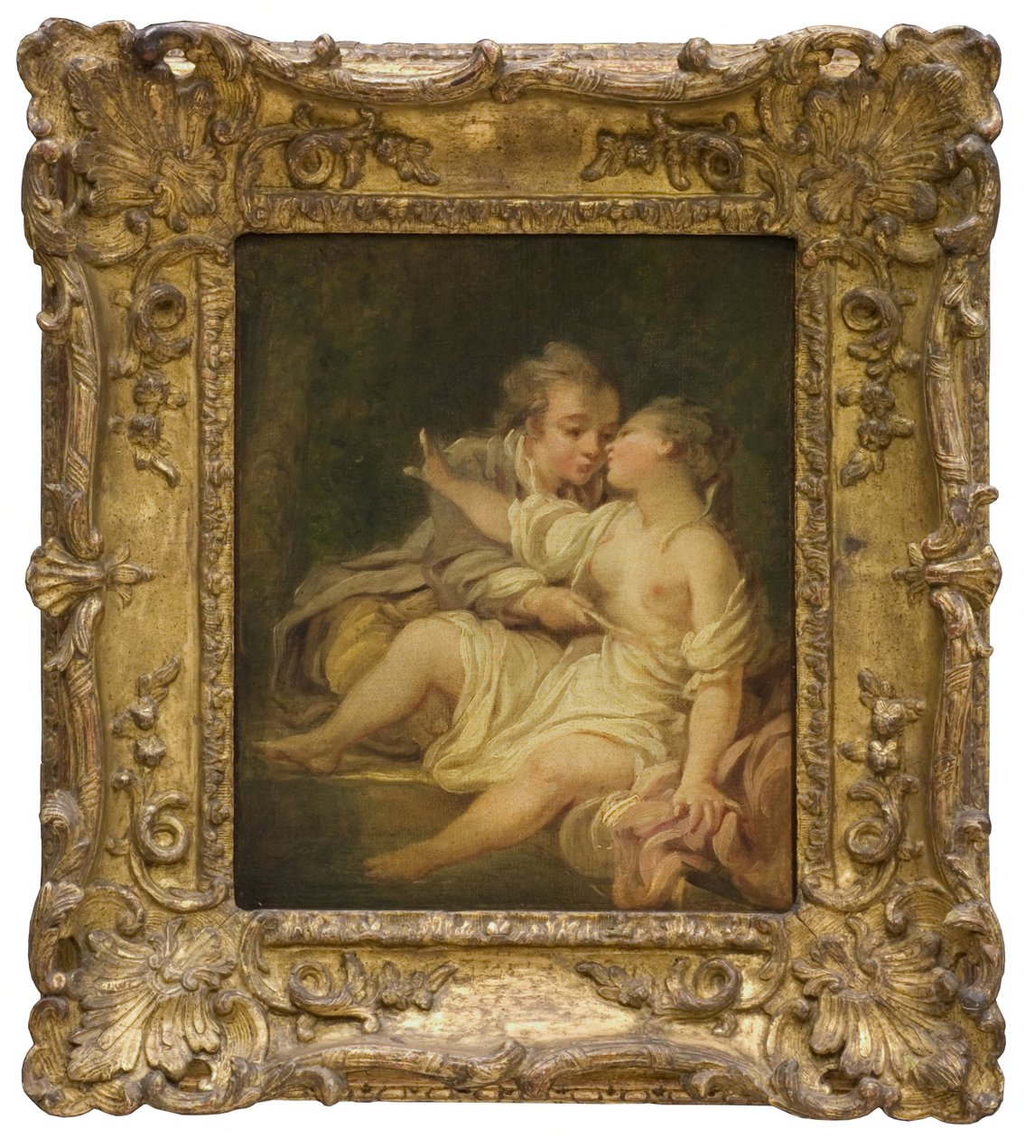 Meglepetés a fürdőben alkotó: Jean-Honore Fragonard
