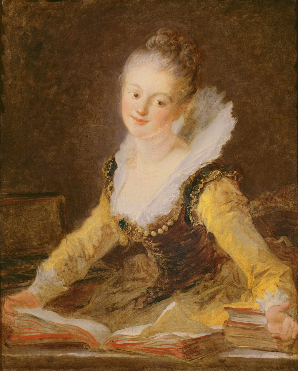 A tanulmány vagy a dal, 1769 körül (olaj, vászon) alkotó: Jean Honore Fragonard