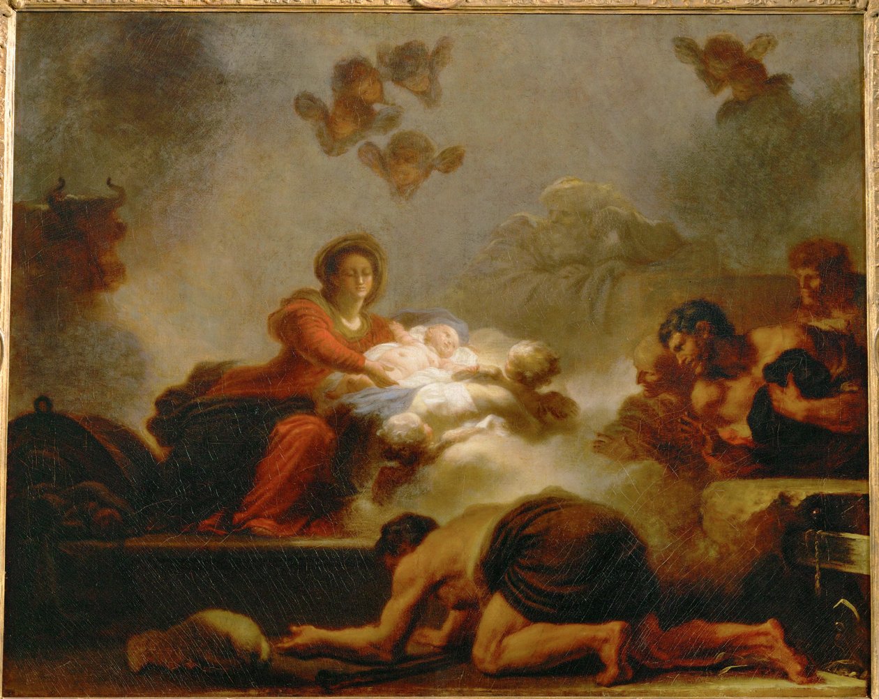 A pásztorok imádata ... alkotó: Jean Honore Fragonard