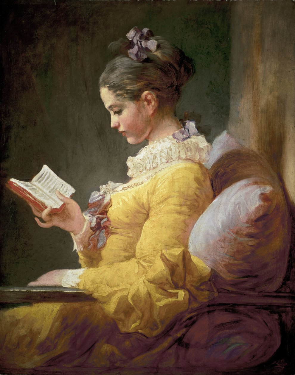 Olvasó fiatal lány, 1770 körül alkotó: Jean Honore Fragonard