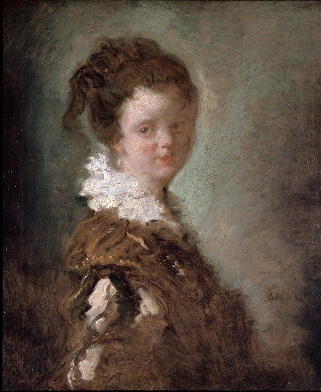 Fiatal nő alkotó: Jean-Honore Fragonard