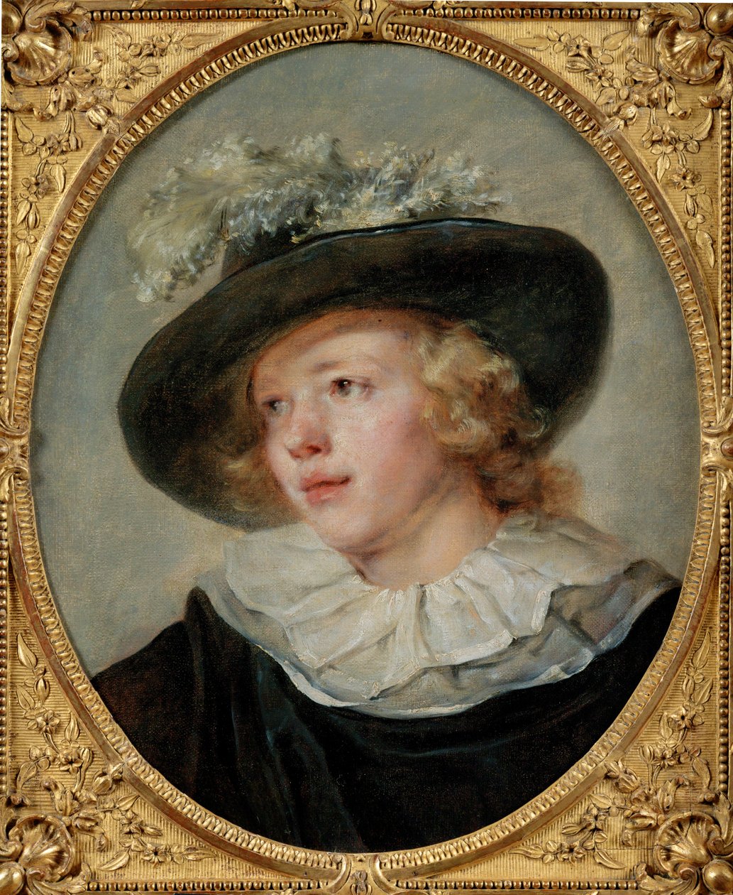egy fiatalember portréja alkotó: Jean-Honore Fragonard