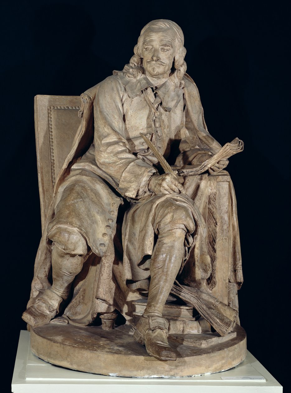 Pierre Corneille (1606-84) Ülő (terrakotta) alkotó: Jean Jacques Caffieri