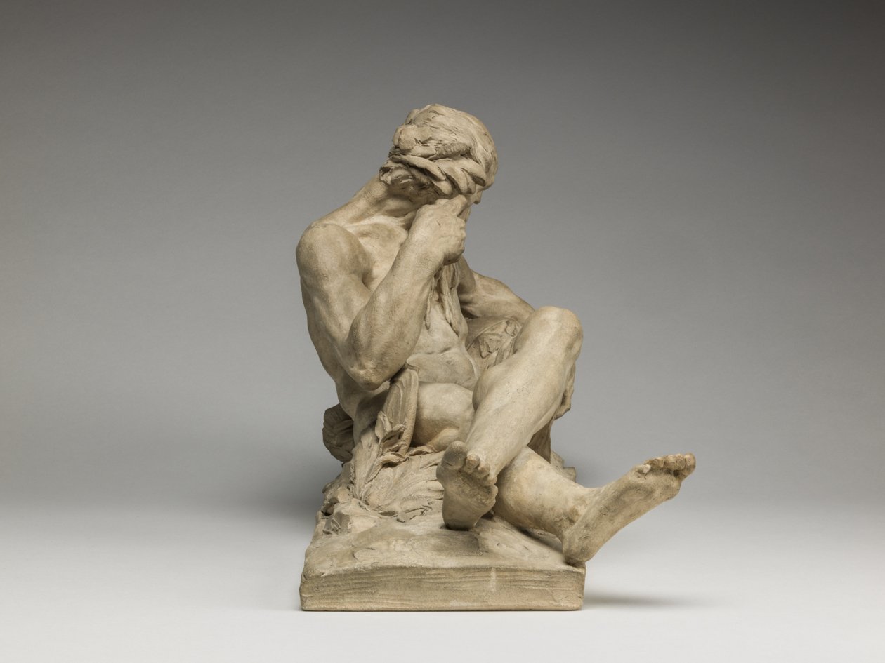 Folyóisten, 1755 (terrakotta) alkotó: Jean Jacques Caffieri