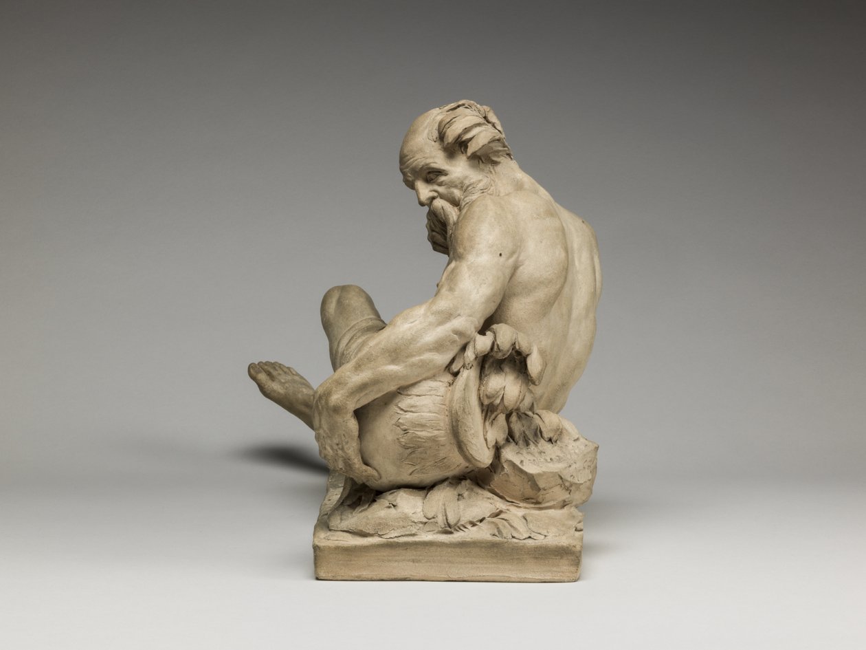 Folyóisten, 1755 (terrakotta) alkotó: Jean Jacques Caffieri