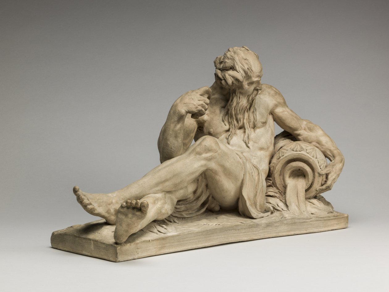 Folyóisten, 1755 (terrakotta) alkotó: Jean Jacques Caffieri