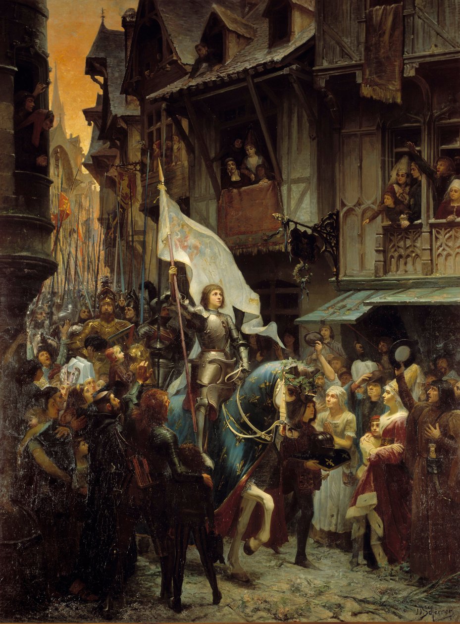 The Entrance of Joan of Arc into Orleans on May 8 alkotó: Jean Jacques Scherrer