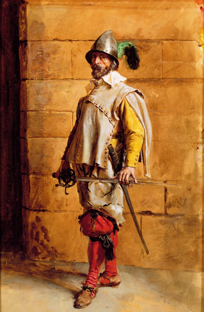 A lovag, a művész portréja, 1872 alkotó: Jean Louis Ernest Meissonier