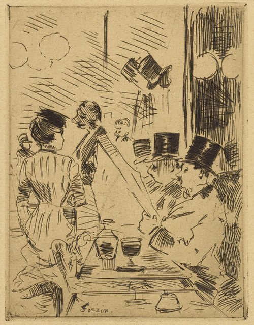  Az új athéni kávézó alkotó: Jean Louis Forain