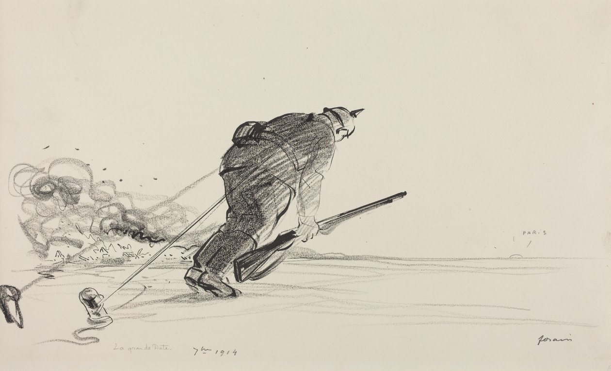 7me 1914, 1914-1919 körül (tusrajz) alkotó: Jean-Louis & Caran D