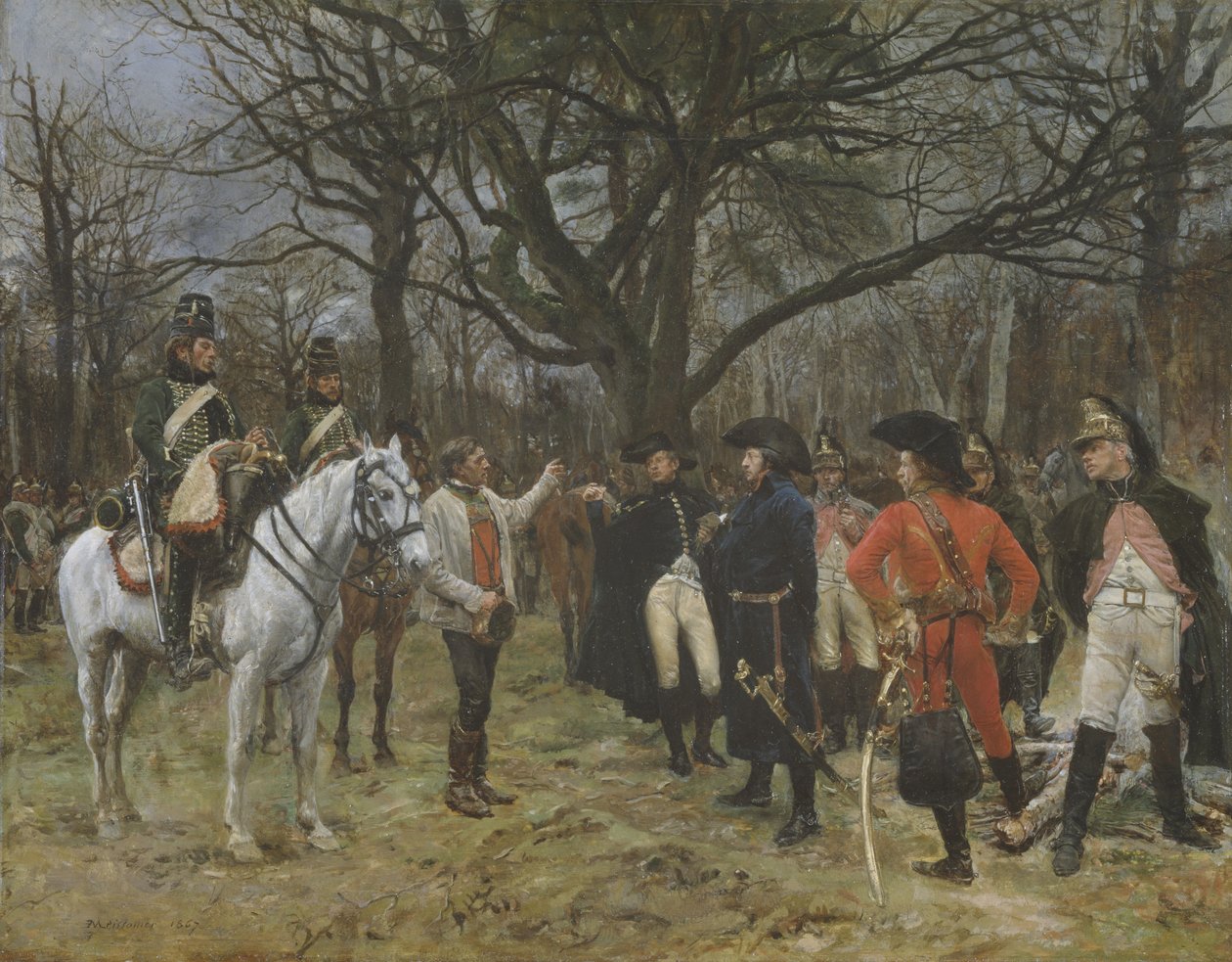 Tájékoztatás - Desaix tábornok és a paraszt alkotó: Jean Louis Ernest Meissonier