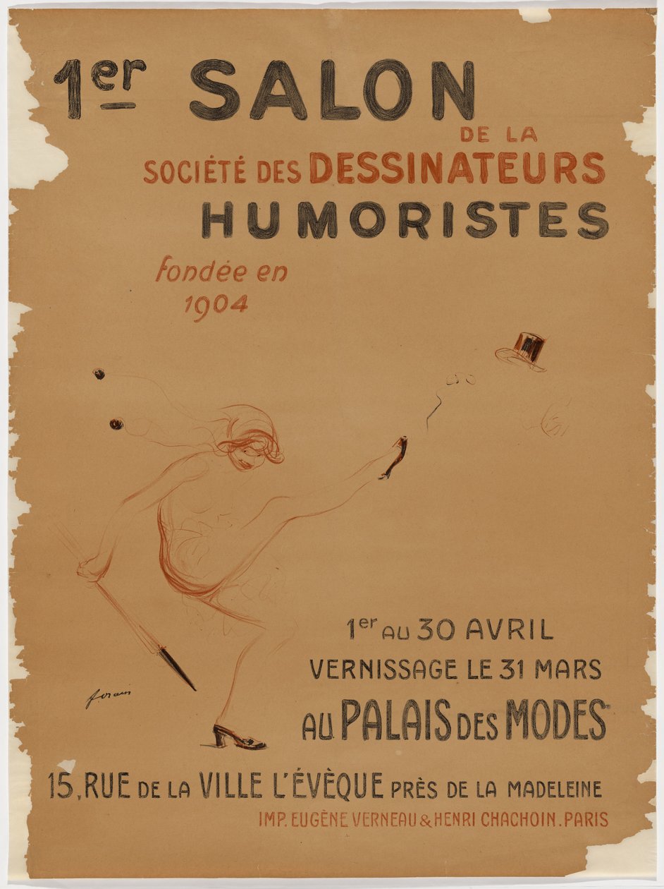 1er Salon des Humoristes, Palais des Modes alkotó: Jean-Louis Forain